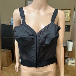 Exquisite Form Black Shapewear Bustier Bra size 40B